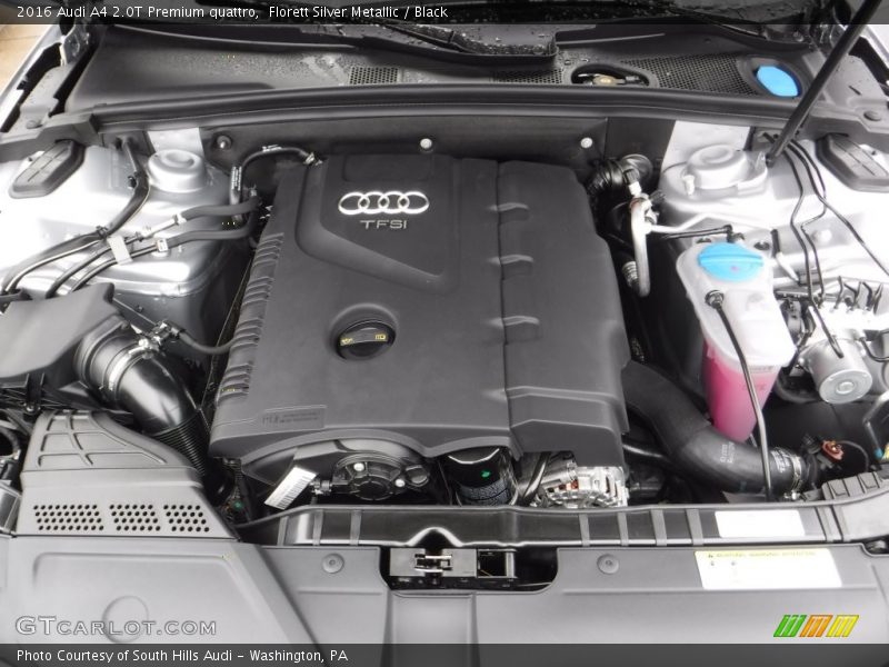 Florett Silver Metallic / Black 2016 Audi A4 2.0T Premium quattro