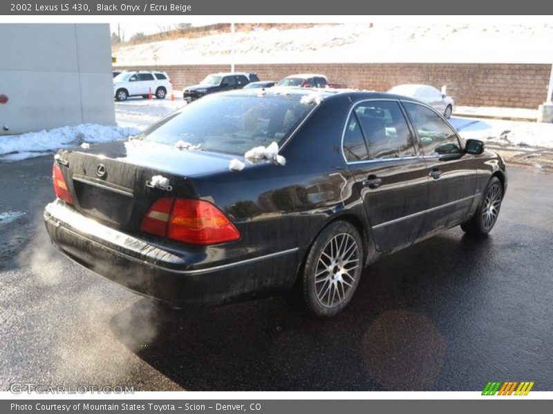 Black Onyx / Ecru Beige 2002 Lexus LS 430