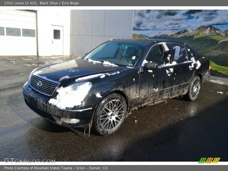 Black Onyx / Ecru Beige 2002 Lexus LS 430