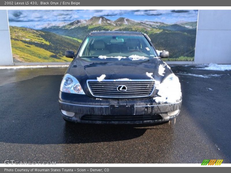 Black Onyx / Ecru Beige 2002 Lexus LS 430