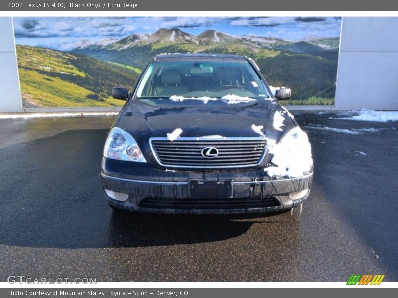 Black Onyx / Ecru Beige 2002 Lexus LS 430