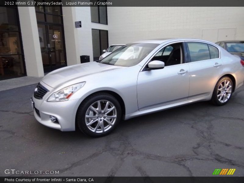 Liquid Platinum / Graphite 2012 Infiniti G 37 Journey Sedan
