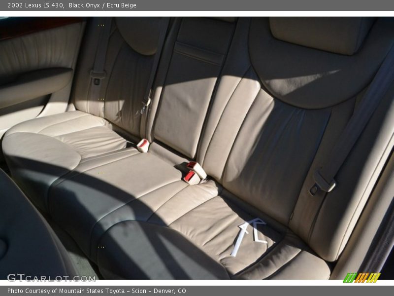 Black Onyx / Ecru Beige 2002 Lexus LS 430