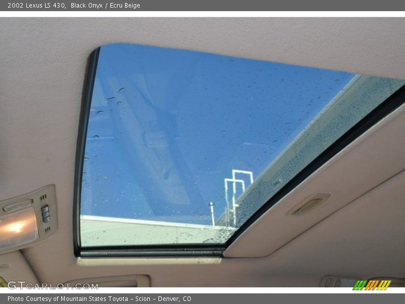 Black Onyx / Ecru Beige 2002 Lexus LS 430