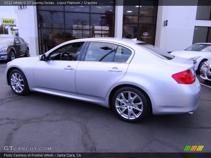 Liquid Platinum / Graphite 2012 Infiniti G 37 Journey Sedan