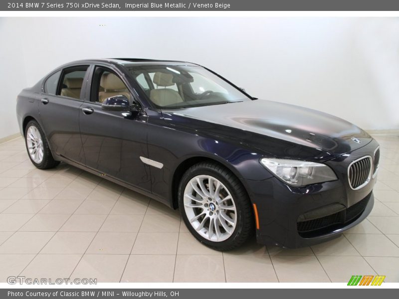 Front 3/4 View of 2014 7 Series 750i xDrive Sedan