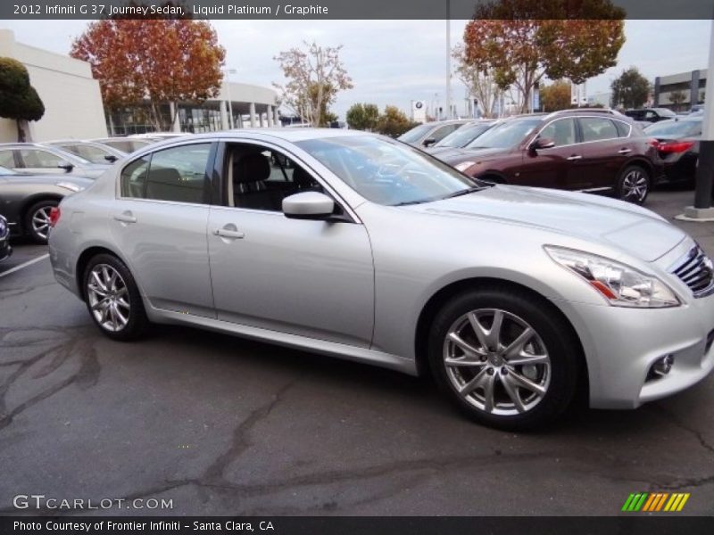 Liquid Platinum / Graphite 2012 Infiniti G 37 Journey Sedan