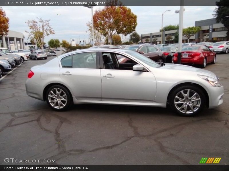 Liquid Platinum / Graphite 2012 Infiniti G 37 Journey Sedan