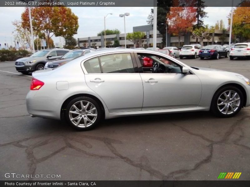 Liquid Platinum / Graphite 2012 Infiniti G 37 Journey Sedan