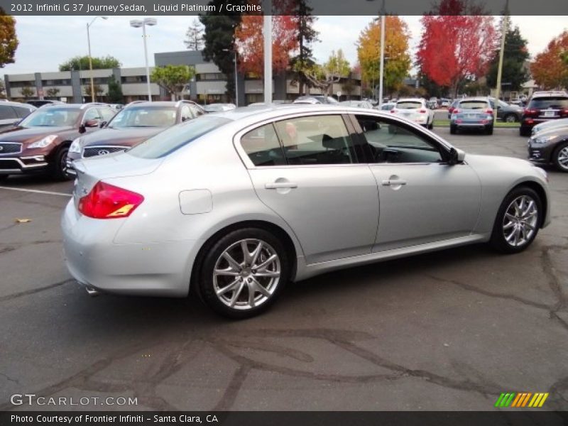 Liquid Platinum / Graphite 2012 Infiniti G 37 Journey Sedan
