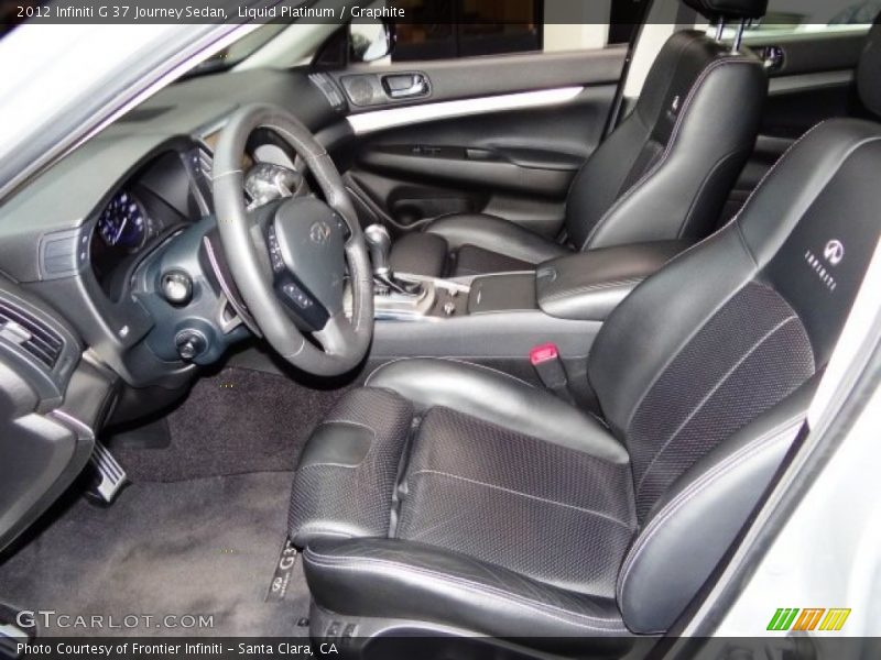 Liquid Platinum / Graphite 2012 Infiniti G 37 Journey Sedan