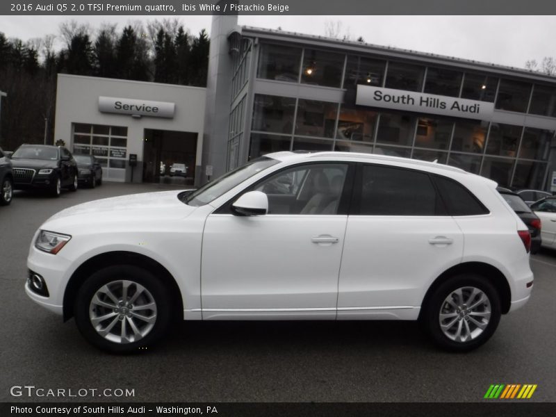 Ibis White / Pistachio Beige 2016 Audi Q5 2.0 TFSI Premium quattro