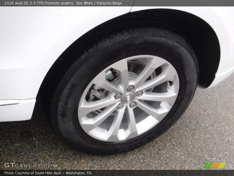 Ibis White / Pistachio Beige 2016 Audi Q5 2.0 TFSI Premium quattro