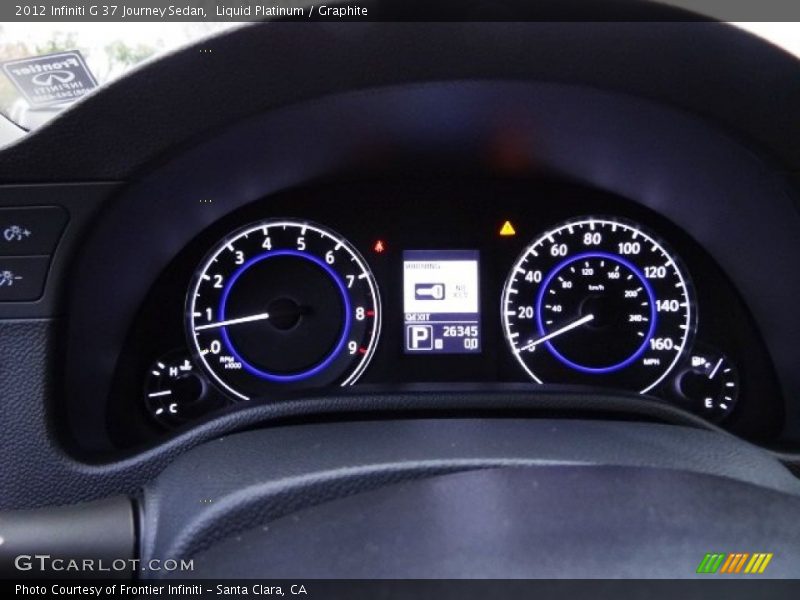 Liquid Platinum / Graphite 2012 Infiniti G 37 Journey Sedan