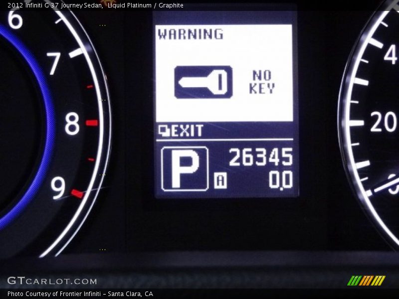 Liquid Platinum / Graphite 2012 Infiniti G 37 Journey Sedan