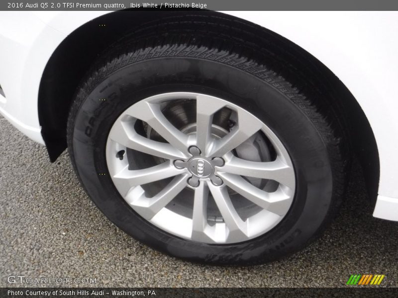 Ibis White / Pistachio Beige 2016 Audi Q5 2.0 TFSI Premium quattro