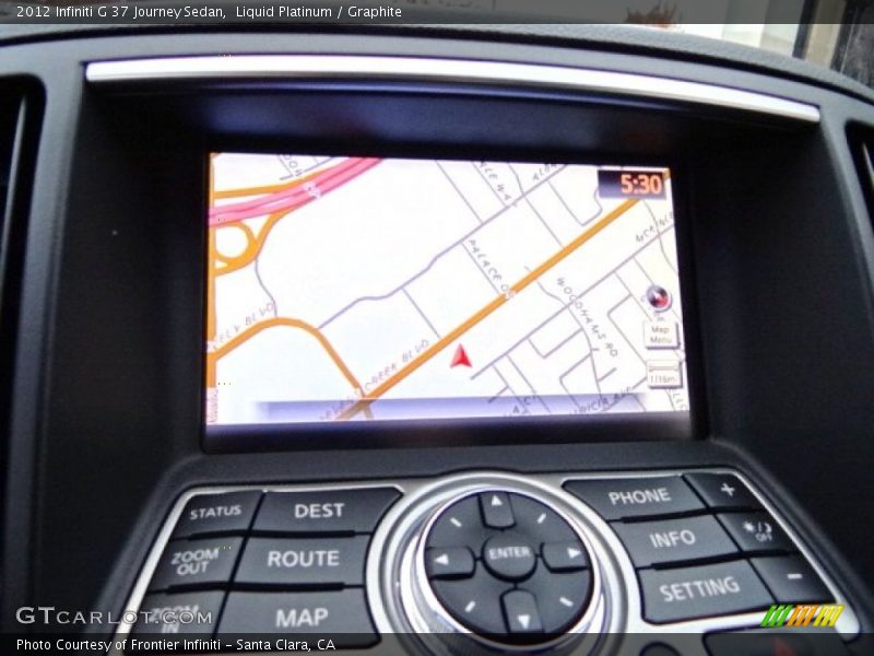 Liquid Platinum / Graphite 2012 Infiniti G 37 Journey Sedan