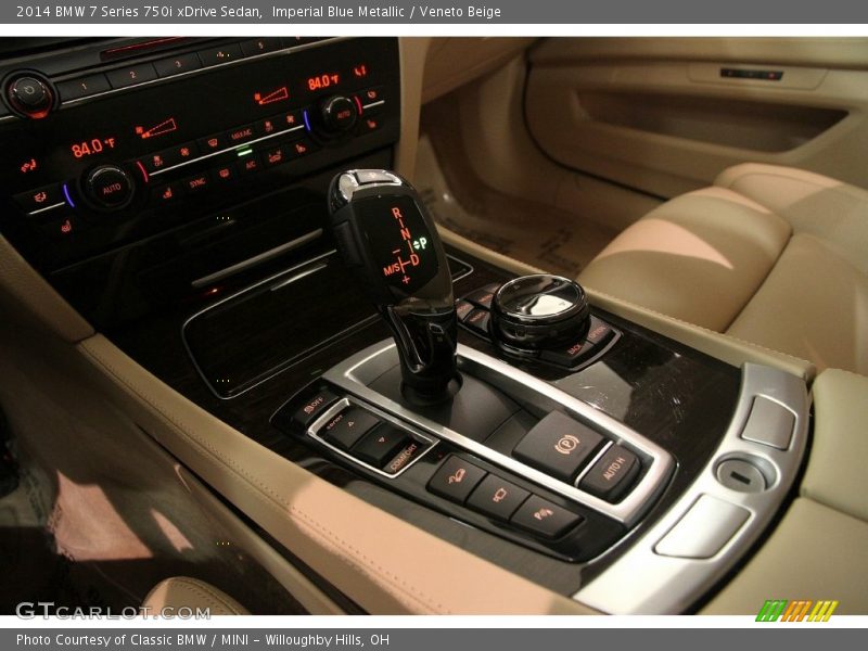 Imperial Blue Metallic / Veneto Beige 2014 BMW 7 Series 750i xDrive Sedan