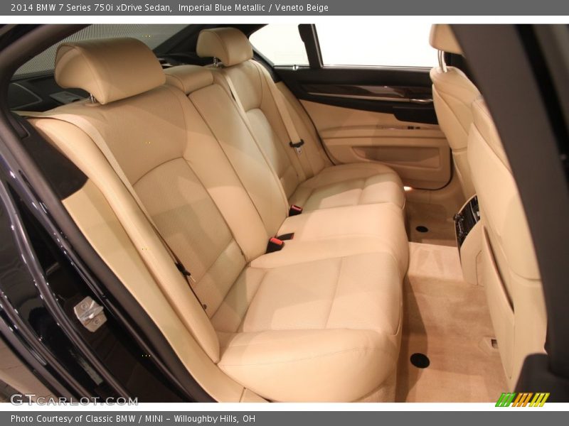 Rear Seat of 2014 7 Series 750i xDrive Sedan