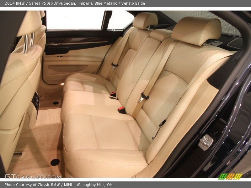 Rear Seat of 2014 7 Series 750i xDrive Sedan