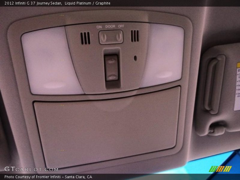 Liquid Platinum / Graphite 2012 Infiniti G 37 Journey Sedan