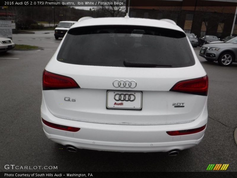 Ibis White / Pistachio Beige 2016 Audi Q5 2.0 TFSI Premium quattro