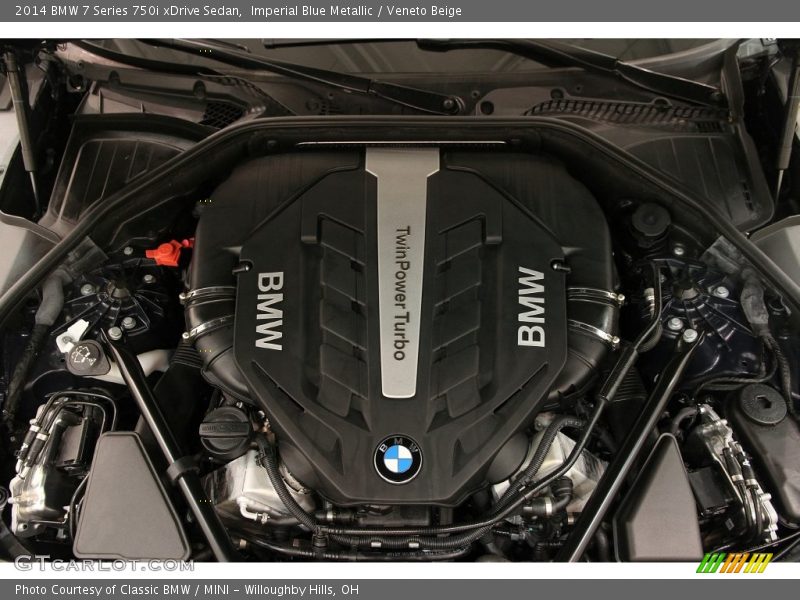  2014 7 Series 750i xDrive Sedan Engine - 4.4 Liter DI TwinPower Turbocharged DOHC 32-Valve VVT V8