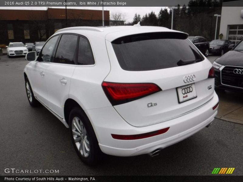 Ibis White / Pistachio Beige 2016 Audi Q5 2.0 TFSI Premium quattro