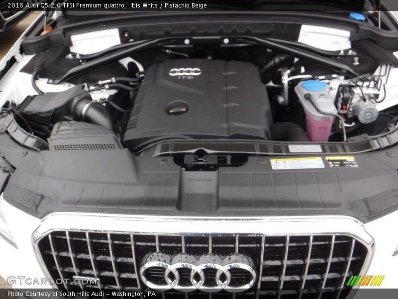 Ibis White / Pistachio Beige 2016 Audi Q5 2.0 TFSI Premium quattro