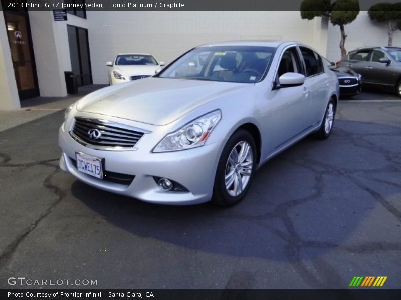 Liquid Platinum / Graphite 2013 Infiniti G 37 Journey Sedan