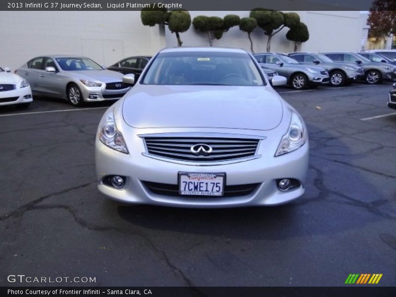 Liquid Platinum / Graphite 2013 Infiniti G 37 Journey Sedan