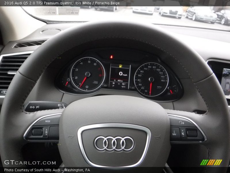 Ibis White / Pistachio Beige 2016 Audi Q5 2.0 TFSI Premium quattro