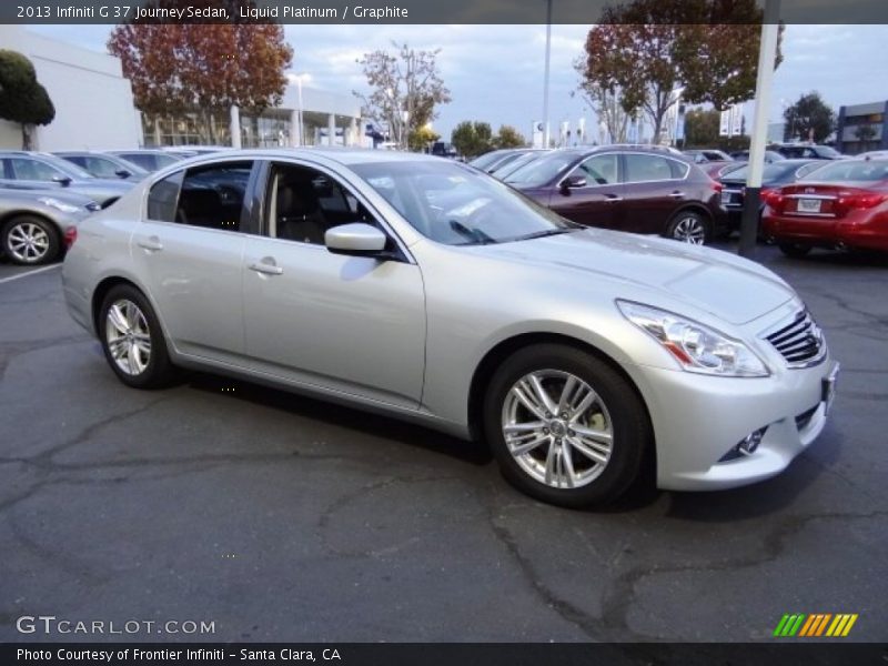 Liquid Platinum / Graphite 2013 Infiniti G 37 Journey Sedan