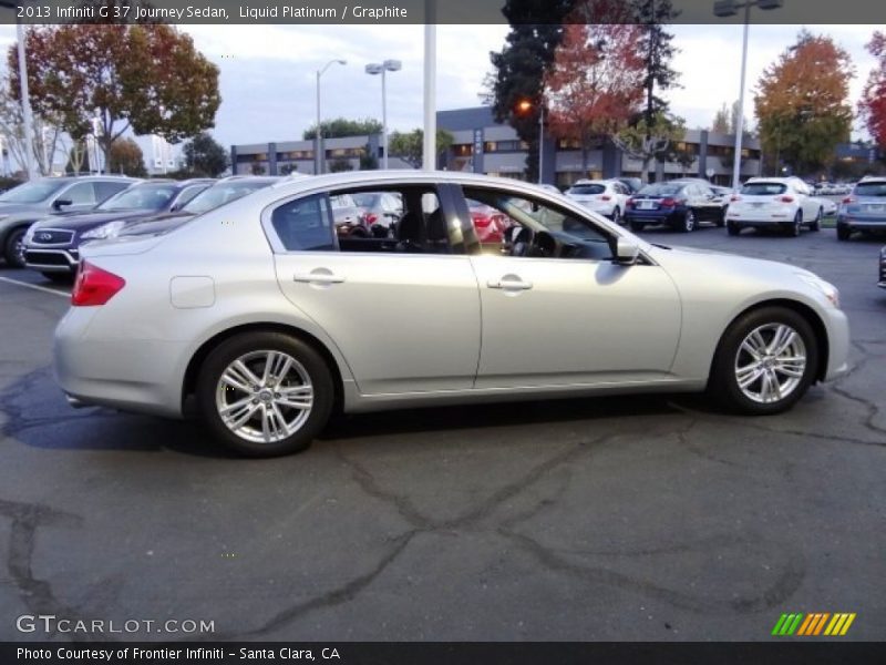 Liquid Platinum / Graphite 2013 Infiniti G 37 Journey Sedan