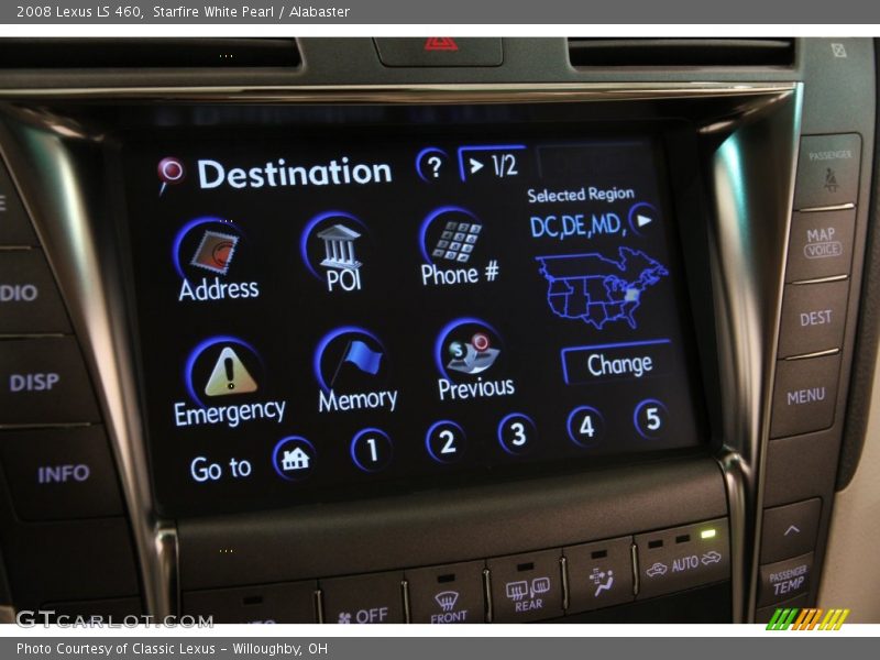 Starfire White Pearl / Alabaster 2008 Lexus LS 460