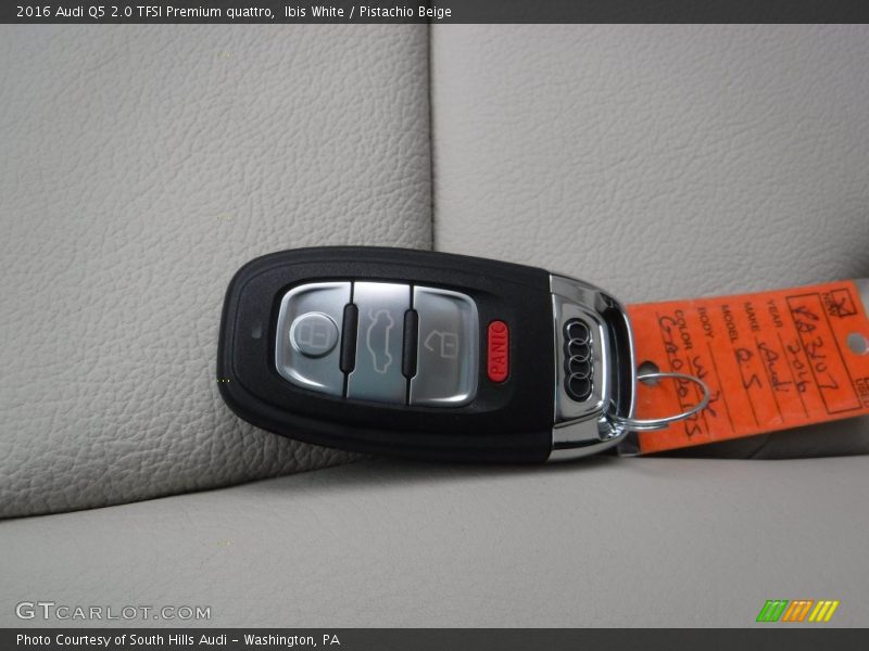 Ibis White / Pistachio Beige 2016 Audi Q5 2.0 TFSI Premium quattro