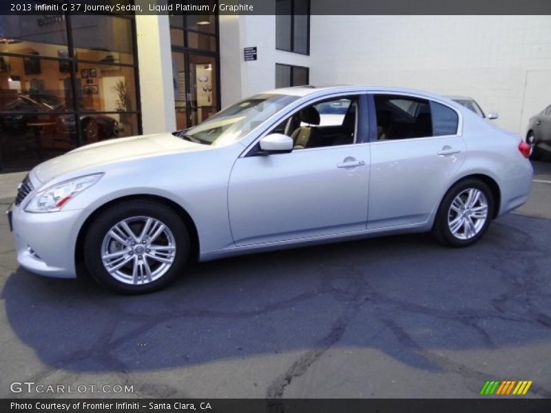 Liquid Platinum / Graphite 2013 Infiniti G 37 Journey Sedan