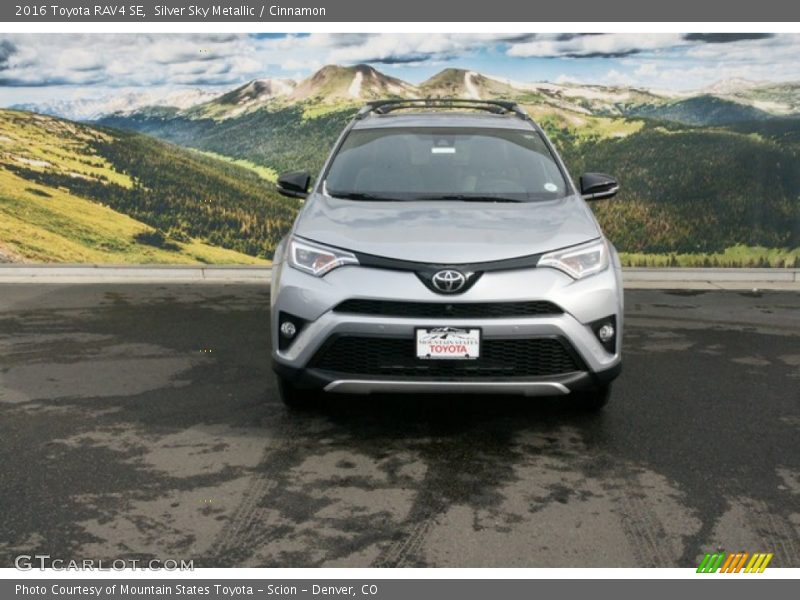 Silver Sky Metallic / Cinnamon 2016 Toyota RAV4 SE