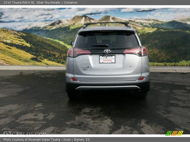 Silver Sky Metallic / Cinnamon 2016 Toyota RAV4 SE