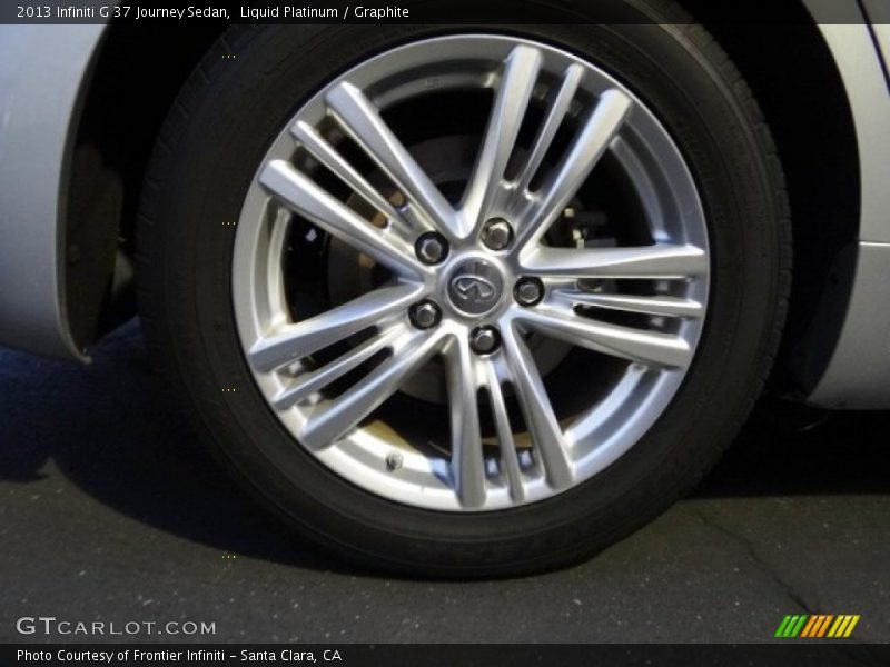 Liquid Platinum / Graphite 2013 Infiniti G 37 Journey Sedan