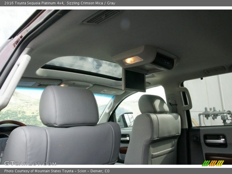 Sizzling Crimson Mica / Gray 2016 Toyota Sequoia Platinum 4x4