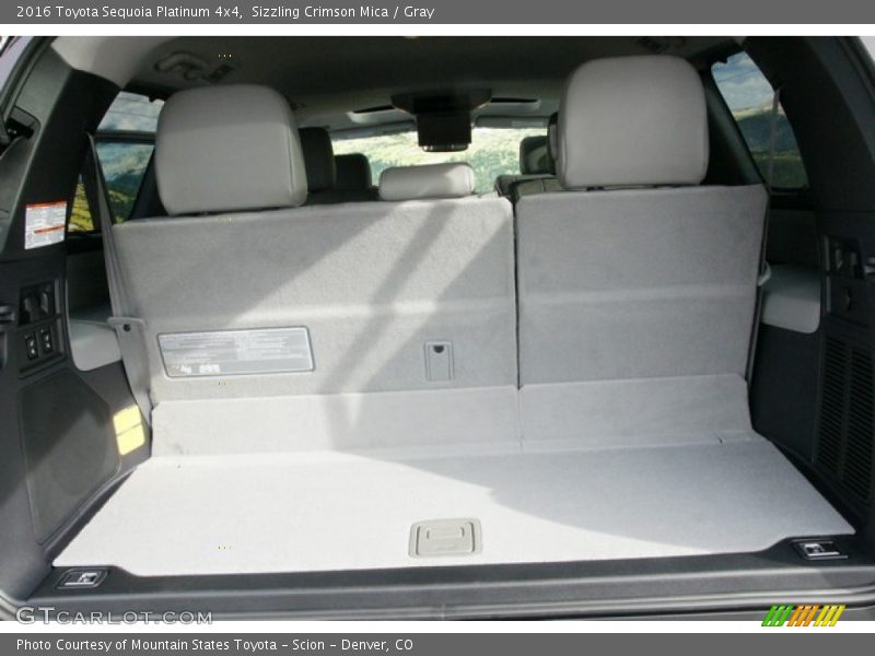 Sizzling Crimson Mica / Gray 2016 Toyota Sequoia Platinum 4x4