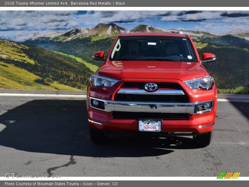 Barcelona Red Metallic / Black 2016 Toyota 4Runner Limited 4x4