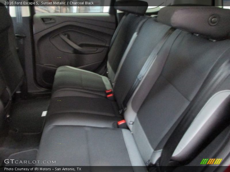 Sunset Metallic / Charcoal Black 2016 Ford Escape S
