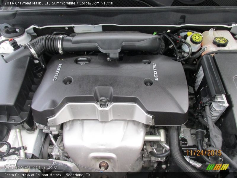 Summit White / Cocoa/Light Neutral 2014 Chevrolet Malibu LT