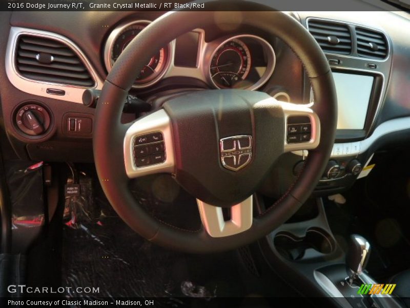 Granite Crystal Metallic / RT Black/Red 2016 Dodge Journey R/T
