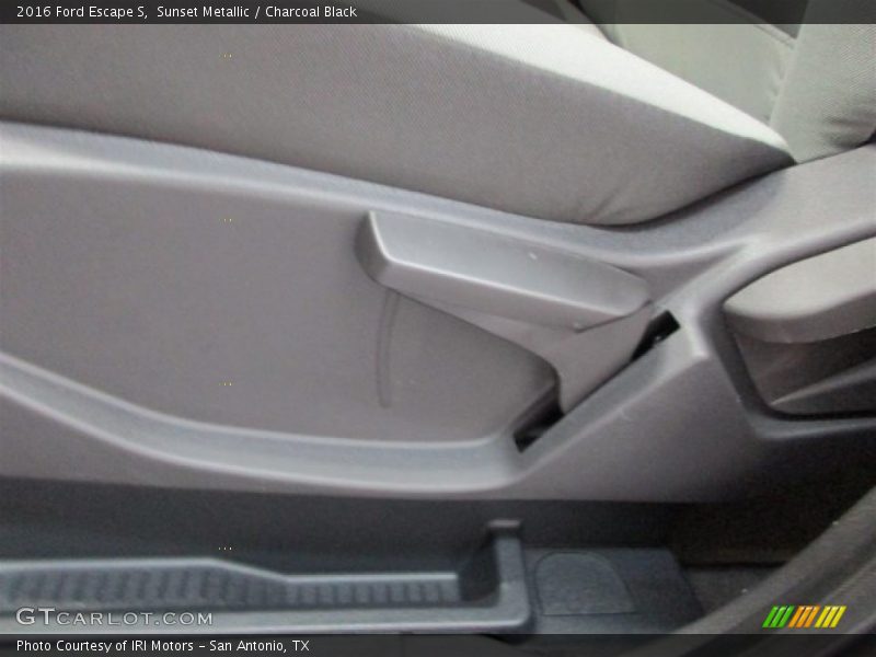 Sunset Metallic / Charcoal Black 2016 Ford Escape S