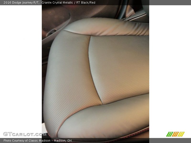 Granite Crystal Metallic / RT Black/Red 2016 Dodge Journey R/T