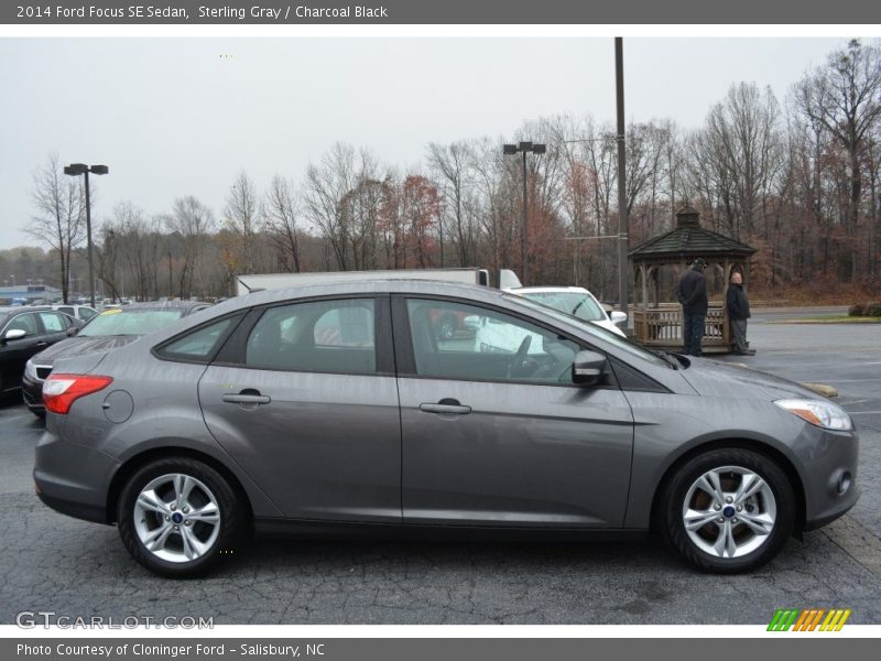 Sterling Gray / Charcoal Black 2014 Ford Focus SE Sedan