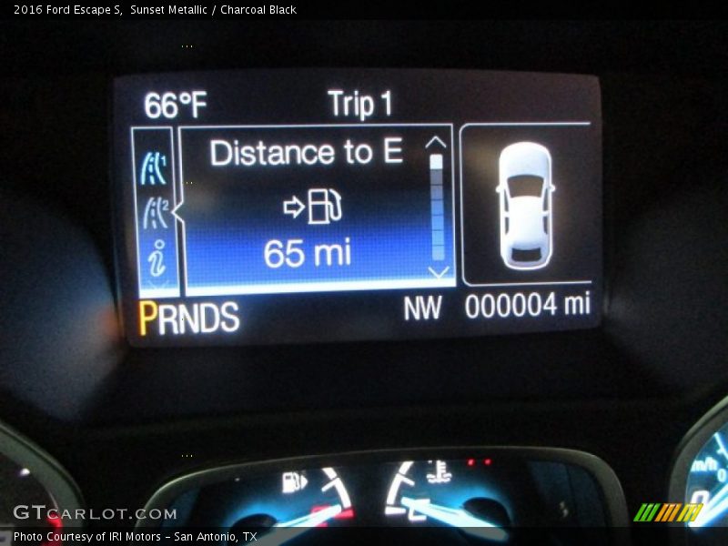 Sunset Metallic / Charcoal Black 2016 Ford Escape S